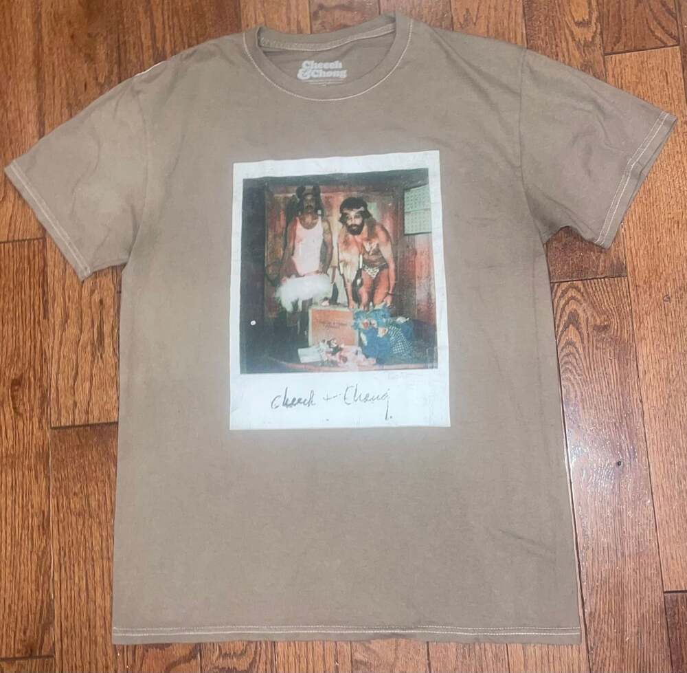 Cheech & Chong T-Shirt Mens Small / Medium Green Tutu Scene Up In‎ Smoke